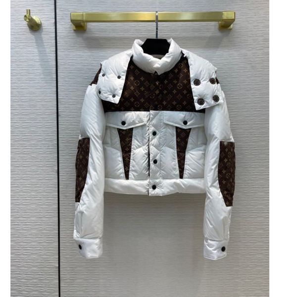 fashion winter women down jacket coat high-end cotton jacket jackets louisclothes logo brand short thinner lapel long-sleeved zipper cotton, Black
fashion winter women down jacket coat high-end cotton jacket jackets louisclothes logo brand short thinner lapel long-sleeved zipper cotton, Black