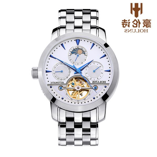 luxury brand holuns men's automatic mechanical business male casual watch full stell wrist watches clocks relogio, Slivery;brown
luxury brand holuns men's automatic mechanical business male casual watch full stell wrist watches clocks relogio, Slivery;brown