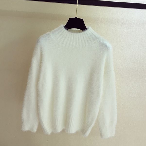 thickening 2021 new turtleneck oversized sweater women autumn winter jumper soft warm hairy sweaters pullovers pull femme hiver rbi9, White;black
thickening 2021 new turtleneck oversized sweater women autumn winter jumper soft warm hairy sweaters pullovers pull femme hiver rbi9, White;black