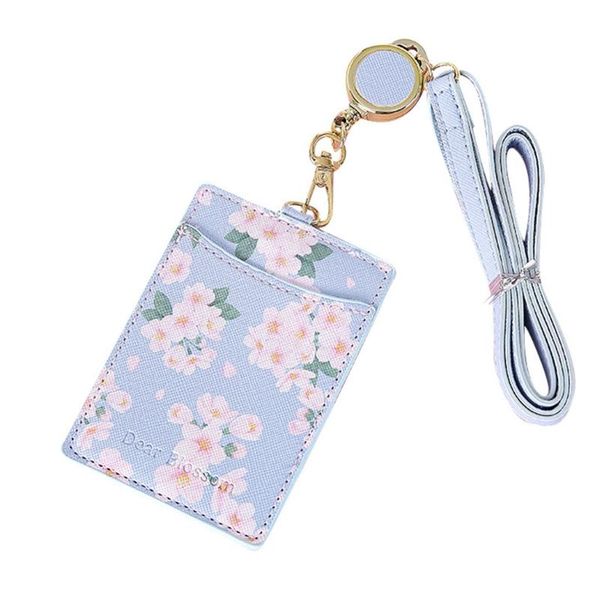 card holders cute flowers pu leather bus id holder women portable badge retractable neck strap lanyard for female office work, Brown;gray
card holders cute flowers pu leather bus id holder women portable badge retractable neck strap lanyard for female office work, Brown;gray