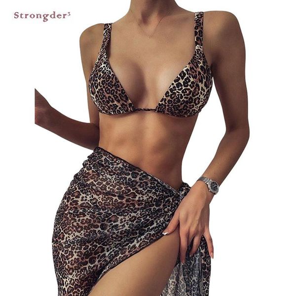 one-piece suits women print three pieces bikini set with cover skirts ladies push up high cut lace halter beachwear biquini #4
one-piece suits women print three pieces bikini set with cover skirts ladies push up high cut lace halter beachwear biquini #4