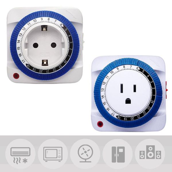 timers 24 hour timer socket mechanical program switch wall outlet protectorenergy saveing 125v eu/us plug
timers 24 hour timer socket mechanical program switch wall outlet protectorenergy saveing 125v eu/us plug