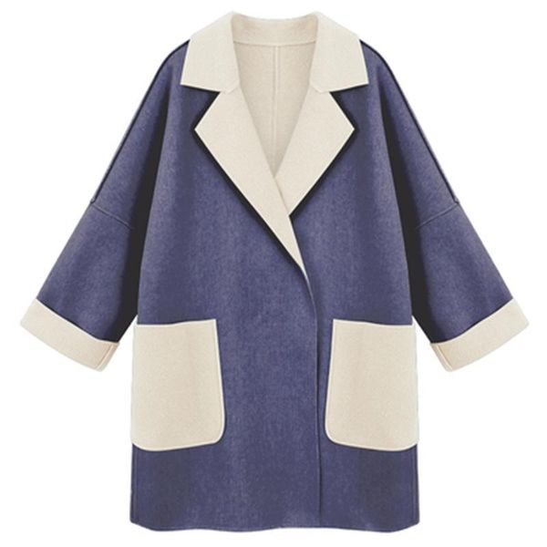 women's wool & blends 2021 coat women winter woolen vintage jacket female coats jackets j958, Black
women's wool & blends 2021 coat women winter woolen vintage jacket female coats jackets j958, Black