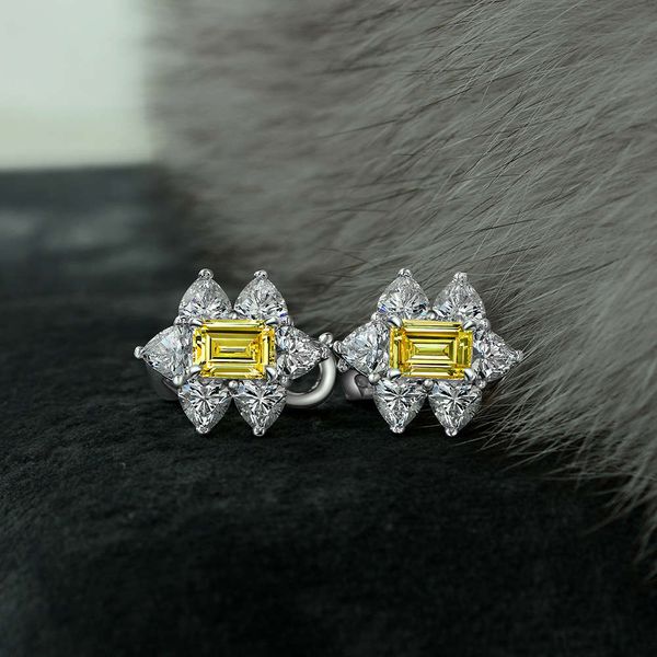 hbp fashion shipai jewelry goose yellow diamond earrings love shaped ring inlaid with 5a zircon 18k gold claws, small and personalized 925 s, Golden
hbp fashion shipai jewelry goose yellow diamond earrings love shaped ring inlaid with 5a zircon 18k gold claws, small and personalized 925 s, Golden