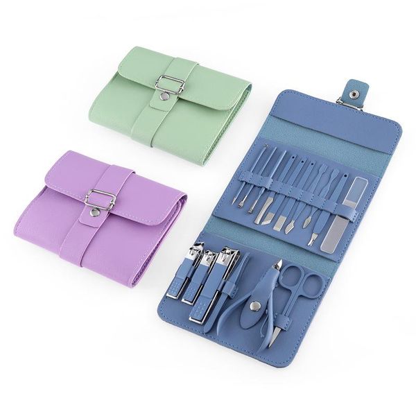 nail art kits 16/12pcs/bag color manicure set stainless steel clippers scissors portable travel face hand foot daily care tools kit
nail art kits 16/12pcs/bag color manicure set stainless steel clippers scissors portable travel face hand foot daily care tools kit