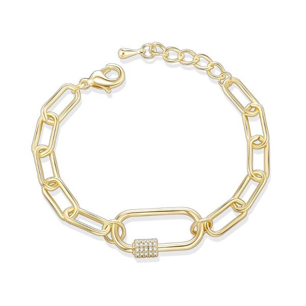 charm bracelets gold silver oval square carabiner clasps for women female big link chain bracelet trendy jewelry 2021, Golden;silver
charm bracelets gold silver oval square carabiner clasps for women female big link chain bracelet trendy jewelry 2021, Golden;silver