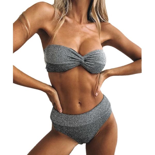 one-piece suits women's swimwear bikinis 2 piece bathing beachwear swimming suit for shiny bright bandeau without straps high waisted
one-piece suits women's swimwear bikinis 2 piece bathing beachwear swimming suit for shiny bright bandeau without straps high waisted