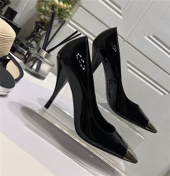 2021 fashion designer dress shoes ladies high heels exquisite and comfortable metal steel head women wedding party sandals 9cm, Black
2021 fashion designer dress shoes ladies high heels exquisite and comfortable metal steel head women wedding party sandals 9cm, Black
