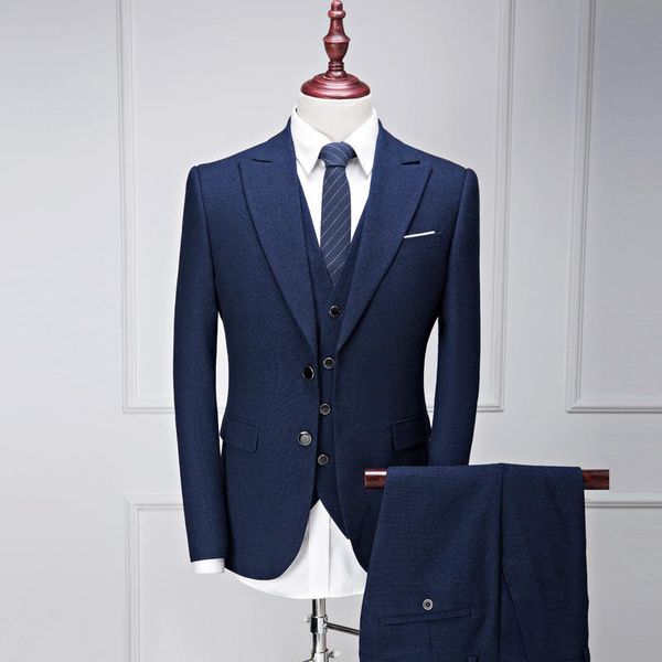 men's suits & blazers 2021 suit three-piece with thick lapel collar double-buckle wedding party banquet business grooming 2 colour, White;black
men's suits & blazers 2021 suit three-piece with thick lapel collar double-buckle wedding party banquet business grooming 2 colour, White;black
