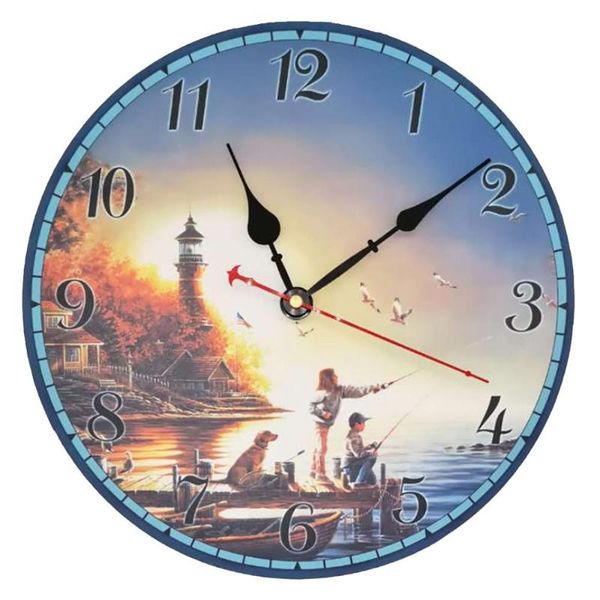 wall clocks 34cm retro wooden clock quartz silent large vintage rustic shabby colorful non -ticking quiet lighthouse kitchen bedroom
wall clocks 34cm retro wooden clock quartz silent large vintage rustic shabby colorful non -ticking quiet lighthouse kitchen bedroom