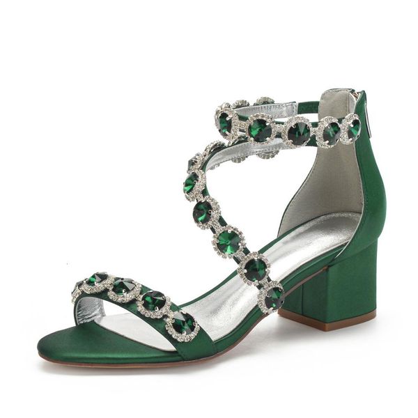 sandals sparkling big stone crystal lady sandals satin wedding dress shoes summer bridal thick heels party prom club cocktail ko13, Black
sandals sparkling big stone crystal lady sandals satin wedding dress shoes summer bridal thick heels party prom club cocktail ko13, Black