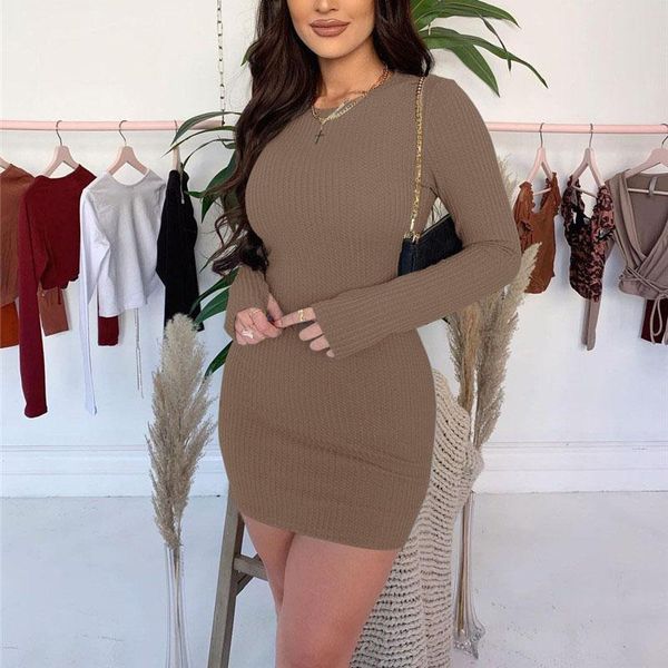 casual dresses women pencil dress fashion solid o-neck long sleeve autumn middle waist office ladies cotton vestidos female, Black;gray
casual dresses women pencil dress fashion solid o-neck long sleeve autumn middle waist office ladies cotton vestidos female, Black;gray