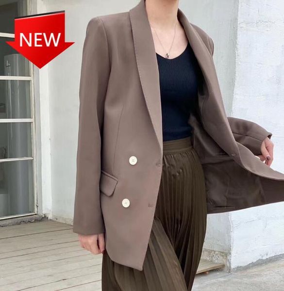 women's suits & blazers korean fashion jacket chic jackets 2021 spring autumn double breasted blazer, White;black
women's suits & blazers korean fashion jacket chic jackets 2021 spring autumn double breasted blazer, White;black