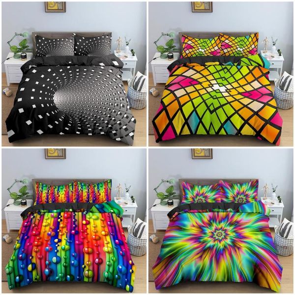 3d print duvet cover set colorful pattern bedding set king size quilt/comforter cover pillowcase bedclothes home textiles
3d print duvet cover set colorful pattern bedding set king size quilt/comforter cover pillowcase bedclothes home textiles
