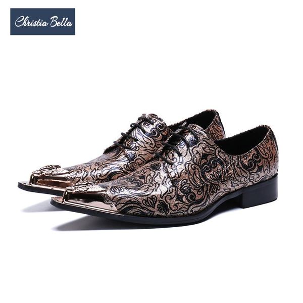 dress shoes christia bella british fashion genuine leather men printing oxfords gold party wedding big size, Black
dress shoes christia bella british fashion genuine leather men printing oxfords gold party wedding big size, Black