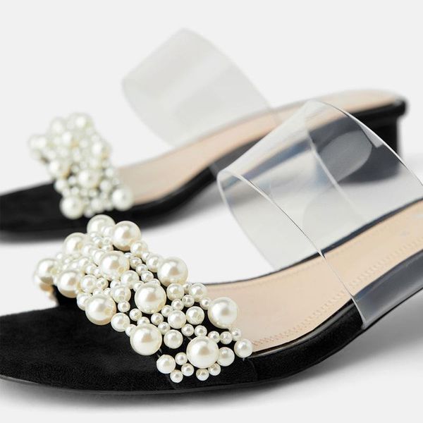 low female shoes slippers heels string bead slides 2021 high summer fabric pu rubber pvc scandals hoof string bead high-heeled s, Black
low female shoes slippers heels string bead slides 2021 high summer fabric pu rubber pvc scandals hoof string bead high-heeled s, Black