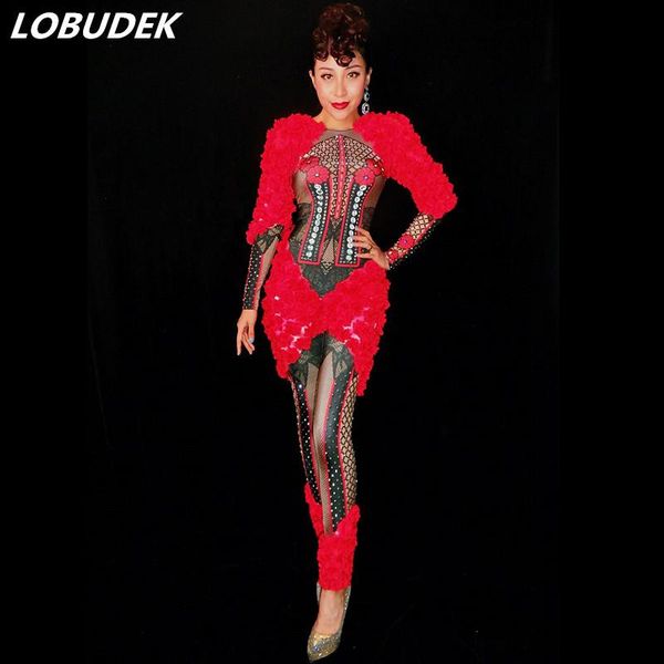 women's jumpsuits & rompers red flowers rhinestones jumpsuit female nightclub costume party models catwalk bodysuit perfor, Black;white
women's jumpsuits & rompers red flowers rhinestones jumpsuit female nightclub costume party models catwalk bodysuit perfor, Black;white
