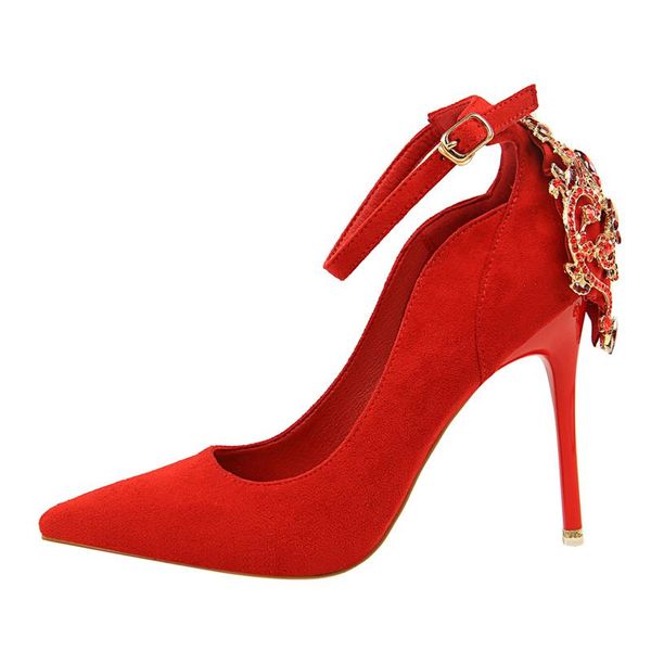 dress shoes buckle wedding rhinestone women pumps elegant style red single .5cm spring&autumn party high heels, Black
dress shoes buckle wedding rhinestone women pumps elegant style red single .5cm spring&autumn party high heels, Black