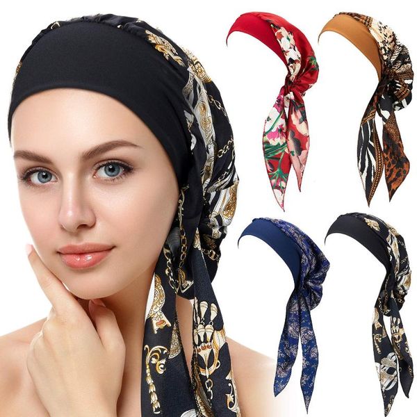 ethnic clothing muslim women headwear turbans silky head scarf with wide band printed sleeping hat hijab bonnet hair cover ready to wear, Red
ethnic clothing muslim women headwear turbans silky head scarf with wide band printed sleeping hat hijab bonnet hair cover ready to wear, Red