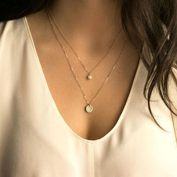 gold round coin pendant necklace for women simple layered link chains pearl necklaces choker collar mujer bijoux femme 2020, Silver
gold round coin pendant necklace for women simple layered link chains pearl necklaces choker collar mujer bijoux femme 2020, Silver
