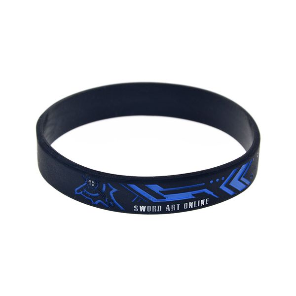 100pcs sword art online silicone bracelet action role playing games jewelry black size
100pcs sword art online silicone bracelet action role playing games jewelry black size