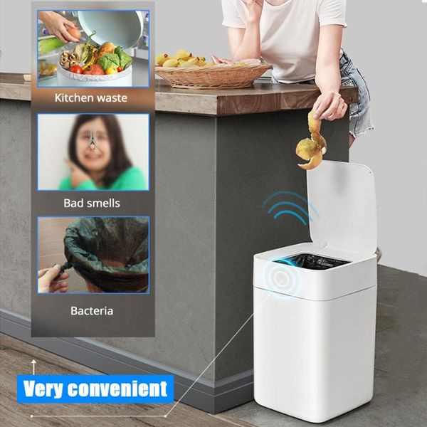waste bins smart sensor trash can garbage bin with lid home intelligent automatic induction electric waterproof 8l
waste bins smart sensor trash can garbage bin with lid home intelligent automatic induction electric waterproof 8l