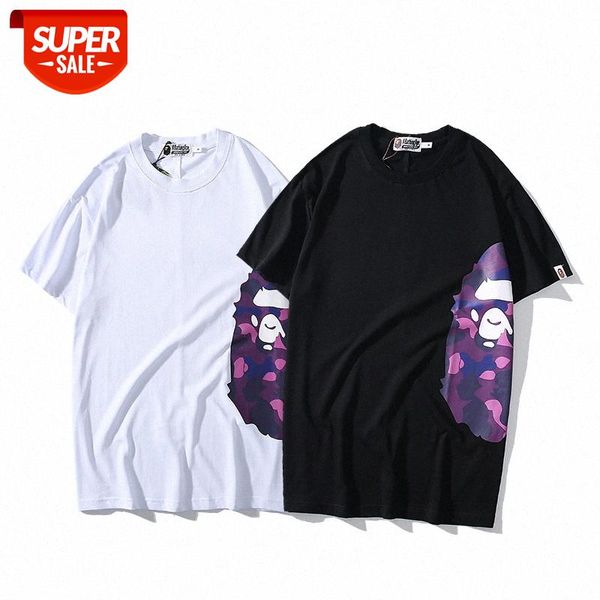 japanese trendy brand side purple big ape head cotton short-sleeved t-shirt #t99s, White;black
japanese trendy brand side purple big ape head cotton short-sleeved t-shirt #t99s, White;black