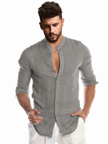 men stand neck button up shirt y6hf#, White;black