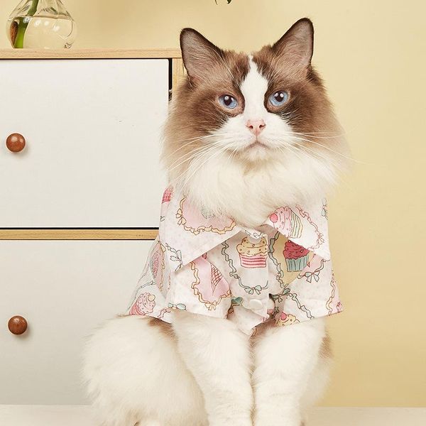 dog apparel t-shirts for small cats summer thin and light shirt breathable cool pets clothing cute full printed cat fashion cloth
dog apparel t-shirts for small cats summer thin and light shirt breathable cool pets clothing cute full printed cat fashion cloth