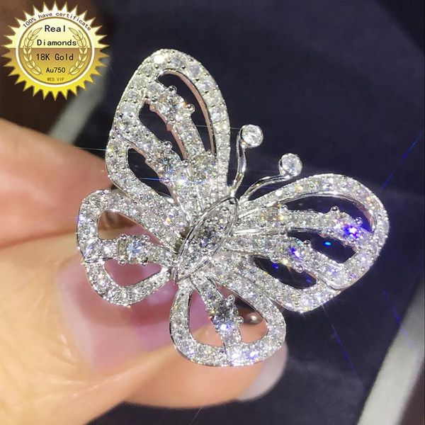 cluster rings 18k gold ring natural real 1.5ct diamond engagement&wedding jewellery have certificate 0030, Golden;silver
cluster rings 18k gold ring natural real 1.5ct diamond engagement&wedding jewellery have certificate 0030, Golden;silver