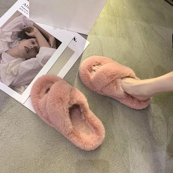 slippers creepers winter warm indoor furry women cross band open toe femmes pantoufles cozy solid chic rabbits flats slides 2021, Black
slippers creepers winter warm indoor furry women cross band open toe femmes pantoufles cozy solid chic rabbits flats slides 2021, Black