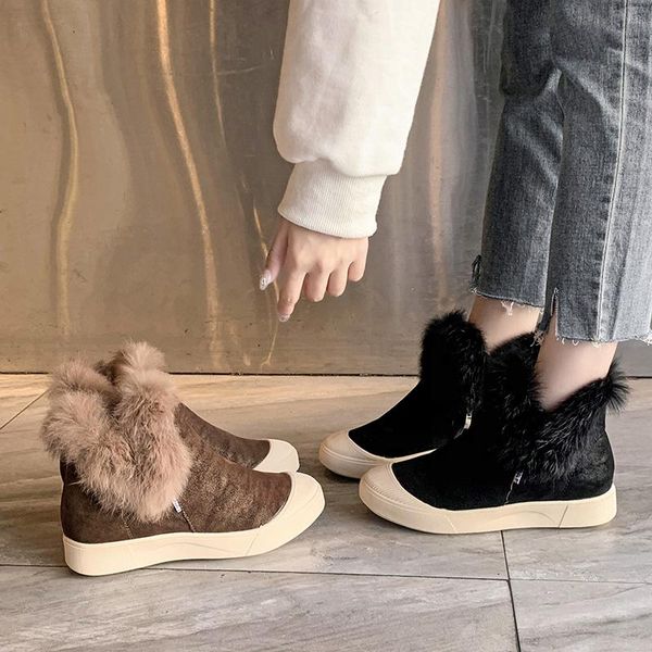 boots winter 2021 leather fashion plus velvet and thick warm suede ankle outdoor student platform cotton shoes, Black
boots winter 2021 leather fashion plus velvet and thick warm suede ankle outdoor student platform cotton shoes, Black
