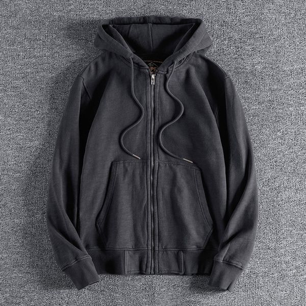 2021 new arrival british slub cotton youth hoodie autumn winter plush cardigan for men outerwear clothes 0640 pnhk, Black
2021 new arrival british slub cotton youth hoodie autumn winter plush cardigan for men outerwear clothes 0640 pnhk, Black