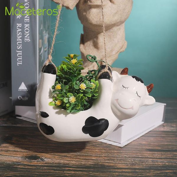 vases simple handmade ceramic creative personality flower pot nordic modern outdoor cute cow animal hanging potted plants
vases simple handmade ceramic creative personality flower pot nordic modern outdoor cute cow animal hanging potted plants