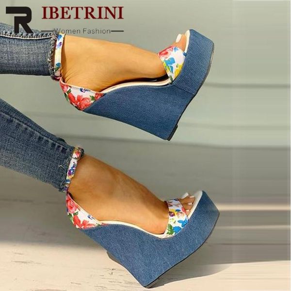 sandals ribetrini ins women floral ankle strap shoes open toe high wedges platform summer party dress, Black
sandals ribetrini ins women floral ankle strap shoes open toe high wedges platform summer party dress, Black