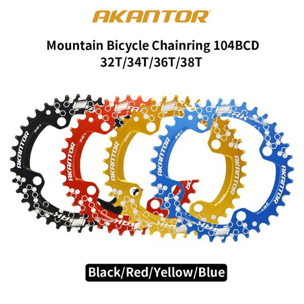 bike heels & chainwheels akantor aluminum road bicycle chainring mountain chainwheel crankset tooth plate 104bcd 32t/34t/36t/38t crank
bike heels & chainwheels akantor aluminum road bicycle chainring mountain chainwheel crankset tooth plate 104bcd 32t/34t/36t/38t crank