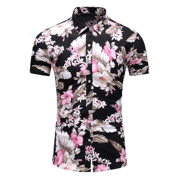 dresses 2020 summer young men's fashionable floral shirt large casual printed short sleeve shirt, White;black
dresses 2020 summer young men's fashionable floral shirt large casual printed short sleeve shirt, White;black