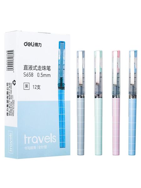 gel pens s658 straight liquid rollerball pen black student 0.5mm full needle tube stationery carbon signature
gel pens s658 straight liquid rollerball pen black student 0.5mm full needle tube stationery carbon signature