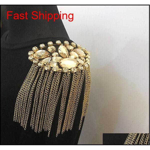 handmade gold color rhinestone tassel epaulette/epaulet/pin badge charreteras/kpop vintage fashion jllrrs bdegarden, Silver
handmade gold color rhinestone tassel epaulette/epaulet/pin badge charreteras/kpop vintage fashion jllrrs bdegarden, Silver