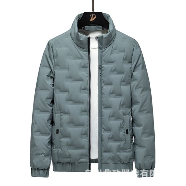 Down et warm 2021 new short winter trend light coat men's wear, Black 
Down et warm 2021 new short winter trend light coat men's wear, Black