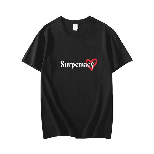 women's t-shirt short-sleeved 17-color creative fashion round neck shirt solid color girl love printed high-quality ladies trend, White
women's t-shirt short-sleeved 17-color creative fashion round neck shirt solid color girl love printed high-quality ladies trend, White
