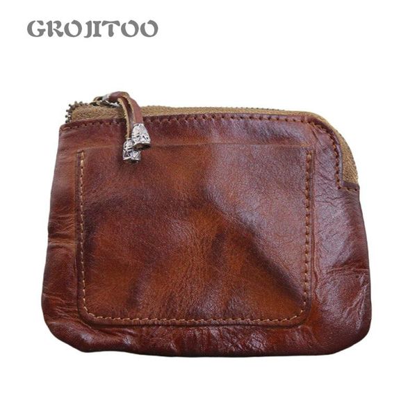 card holders grojitoo vegetable tanned leather coin purse for women bag zipper large capacity wallet, Brown;gray
card holders grojitoo vegetable tanned leather coin purse for women bag zipper large capacity wallet, Brown;gray