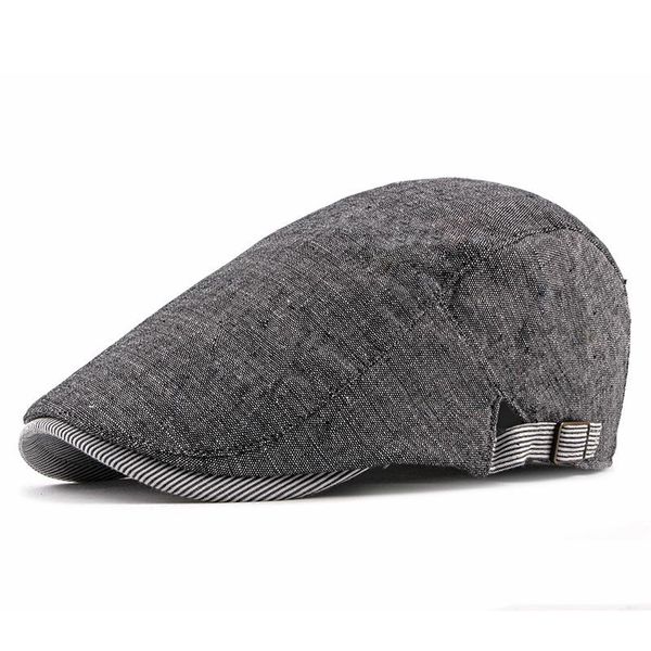 berets cotton bailey hat wholesale spring and summer thin british style men's women's classic retro sunscreen, Blue;gray
berets cotton bailey hat wholesale spring and summer thin british style men's women's classic retro sunscreen, Blue;gray