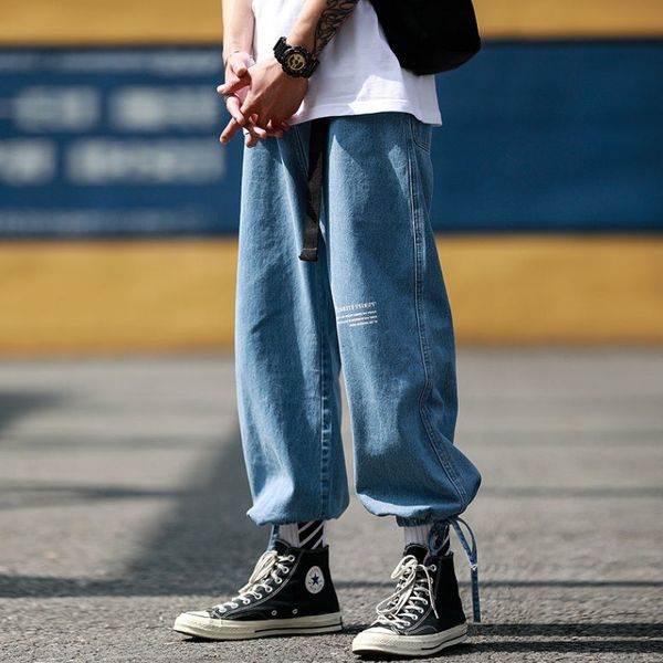 2021 new letter harajuku blue brem harem big sizes of japanese men streetwear hip hop denim male pants loose leg k3dz
2021 new letter harajuku blue brem harem big sizes of japanese men streetwear hip hop denim male pants loose leg k3dz