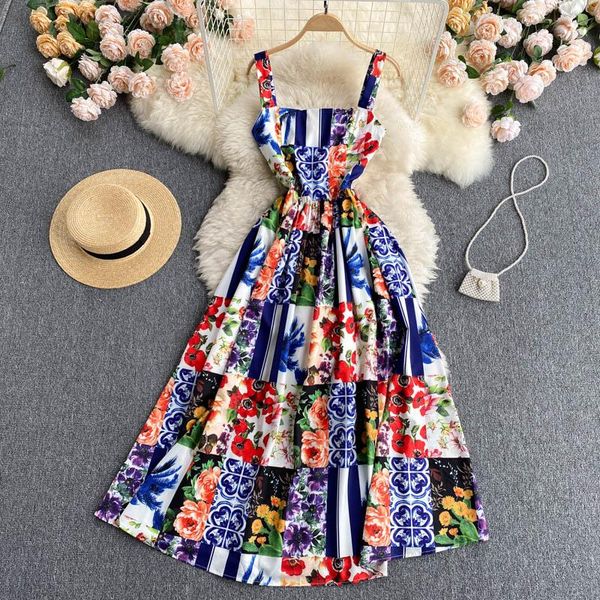 casual dresses 2021 women's summer fashion sleeveless printed holiday a-line dress clothing korean vintage vestidos de mujer, Black;gray
casual dresses 2021 women's summer fashion sleeveless printed holiday a-line dress clothing korean vintage vestidos de mujer, Black;gray