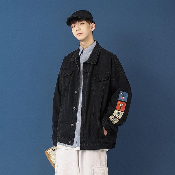 men's jackets anime print jean for men autumn fashion trends casual clothing teenage japanese harajuku streetwear plus size denim coat, Black;brown
men's jackets anime print jean for men autumn fashion trends casual clothing teenage japanese harajuku streetwear plus size denim coat, Black;brown