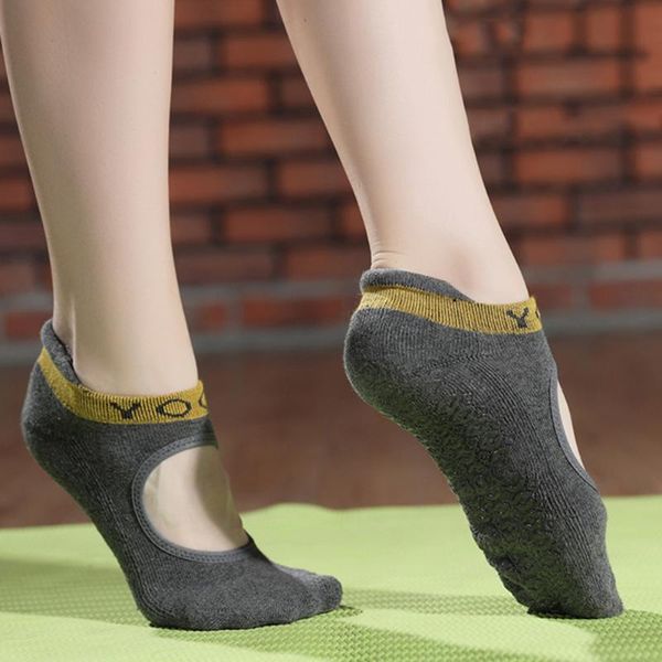 sports socks women yoga backless anti-slip ankle grip dots pilates fitness gym ladies dance ballet cotton, Black
sports socks women yoga backless anti-slip ankle grip dots pilates fitness gym ladies dance ballet cotton, Black