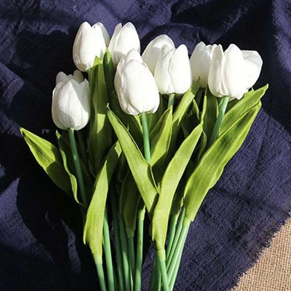 10pcs tulip artificial flower real touch artificial bouquet fake flower for wedding decoration flowers home garen decor #23
10pcs tulip artificial flower real touch artificial bouquet fake flower for wedding decoration flowers home garen decor #23