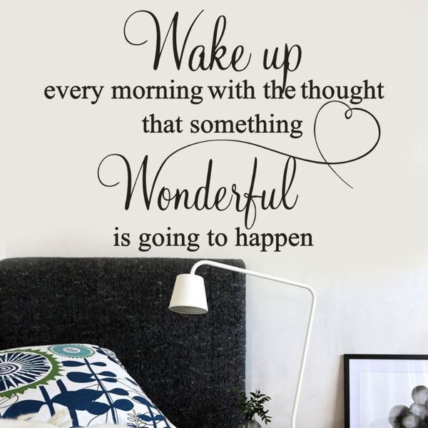 wall stickers wake up every morning removable art mural home room decor bedroom wallpaper living
wall stickers wake up every morning removable art mural home room decor bedroom wallpaper living