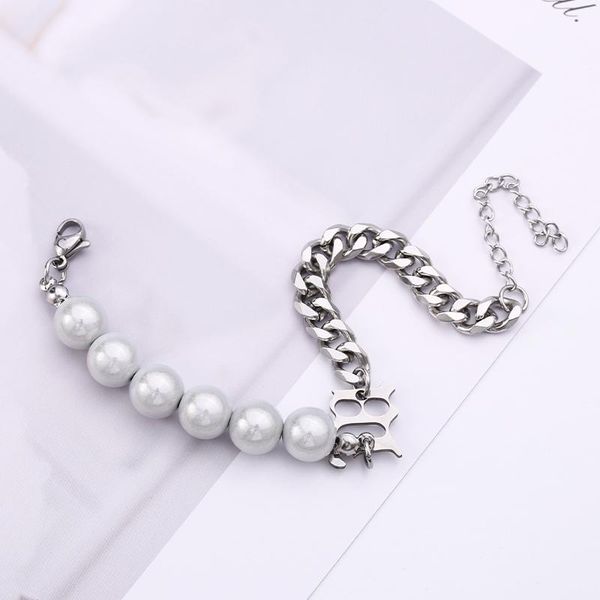 charm bracelets reflective pearl net celebrity bracelet niche design sense girlfriends men and women hip hop, Golden;silver
charm bracelets reflective pearl net celebrity bracelet niche design sense girlfriends men and women hip hop, Golden;silver